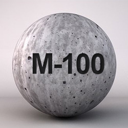 Бетонные смеси М-100 (рисунок)